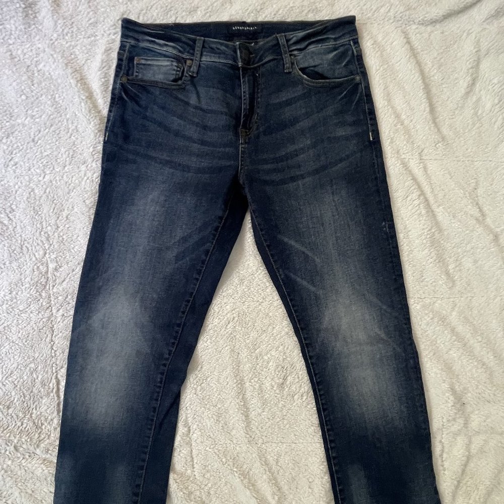 Aero Jeans Mens - 31/32 - like new - worn once - Slim Straight style - excellent